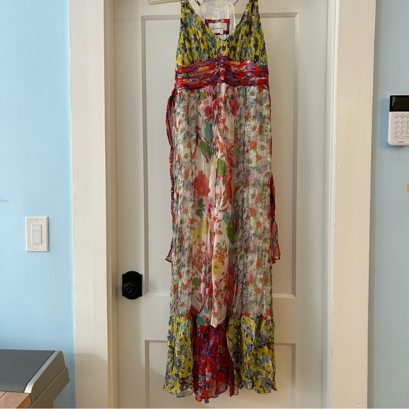 NWT Anthropologie Malibu floral maxi dress - Picture 4 of 6